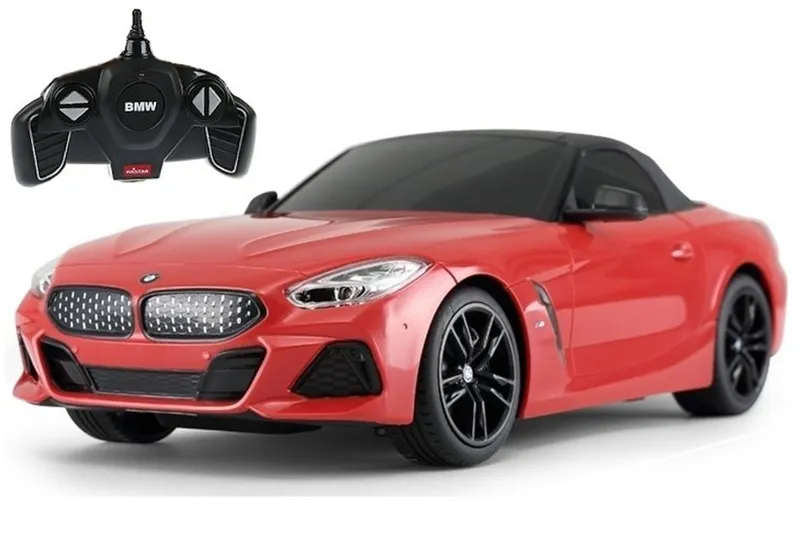 Auto Zdalnie Sterowane R/C BMW Z4 Roadster Rastar 1:18 - Czerwone
