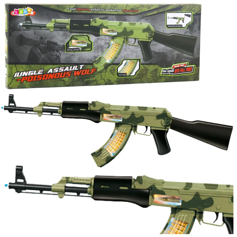 Karabin Wojskowy Moro Wibracje Światła Dźwięki 70cm
