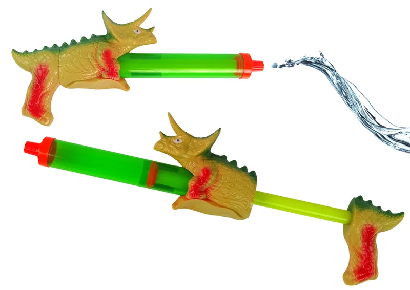 Pistolet Na Wodę 40 cm Dinozaur Ogród - Zielony