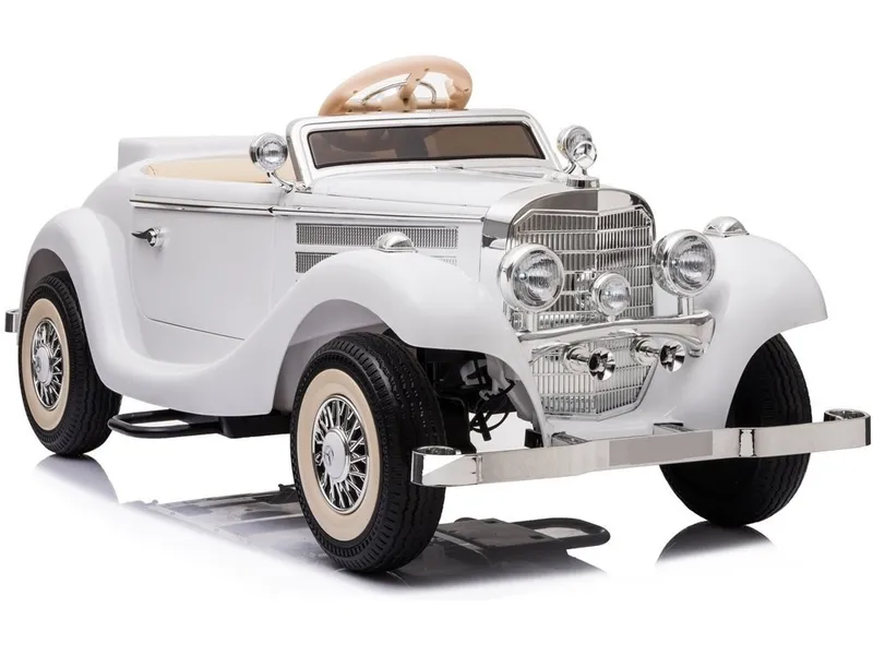 Auto Na Akumulator MERCEDES Benz 540K Klasyk Premium Światła LED MP3 - Biały