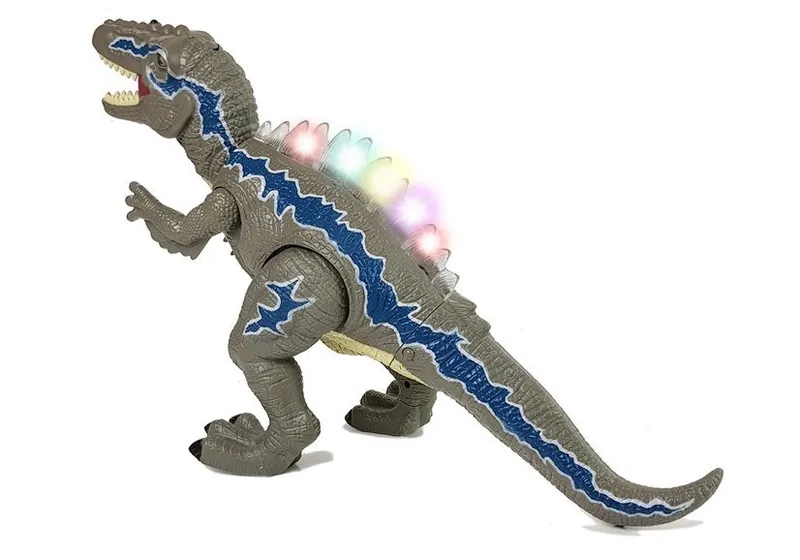 Dinozaur Zdalnie Sterowany Tyranozaur Świeci - Szary