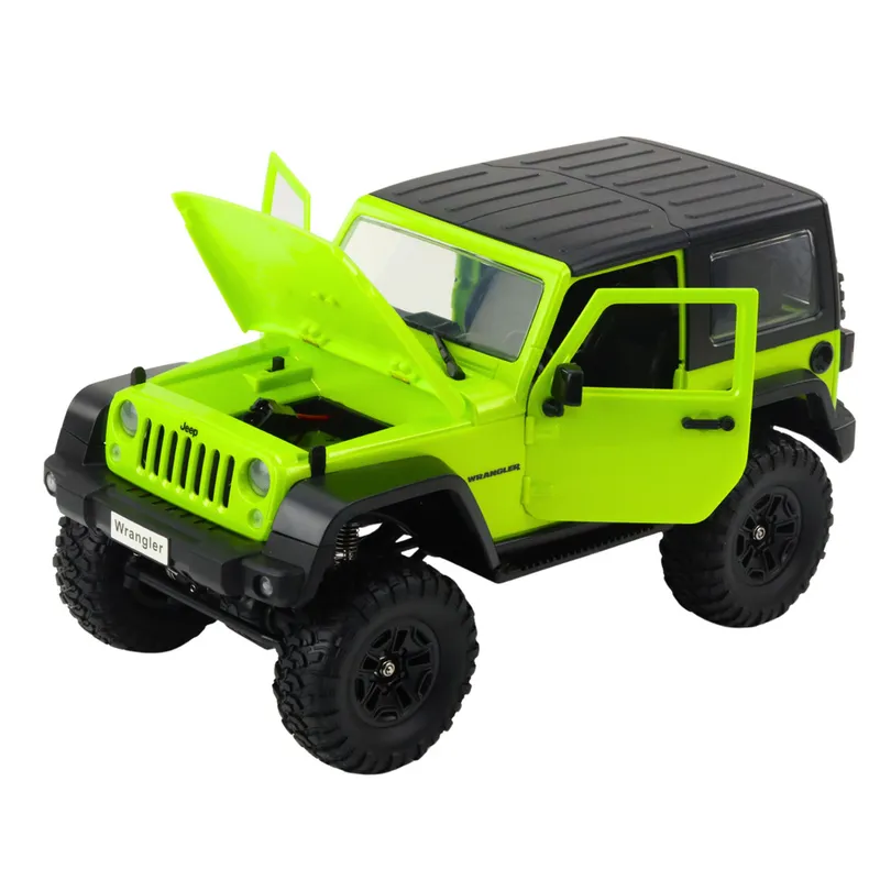 Auto Terenowe Zdalnie Sterowane RC JEEP Wrangler Rock Crawler 1:14 - Zielony