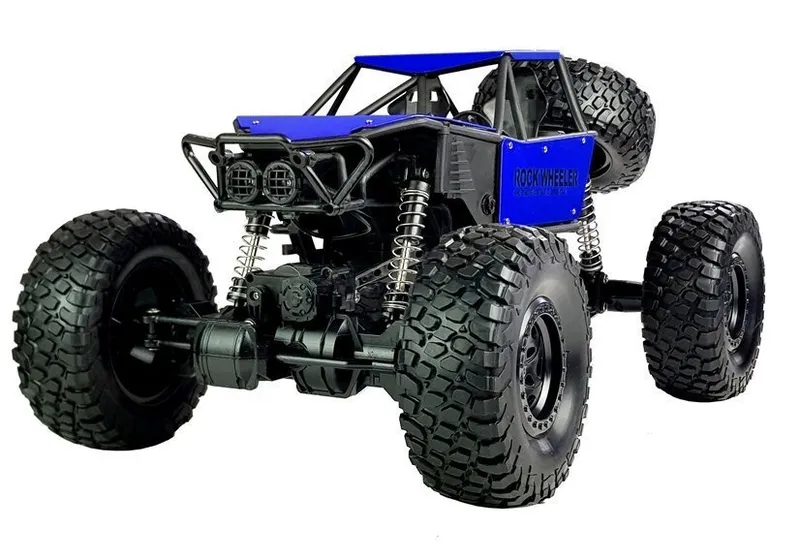 Auto Zdalnie Sterowane Monster Truck Na Resorach - Niebieski