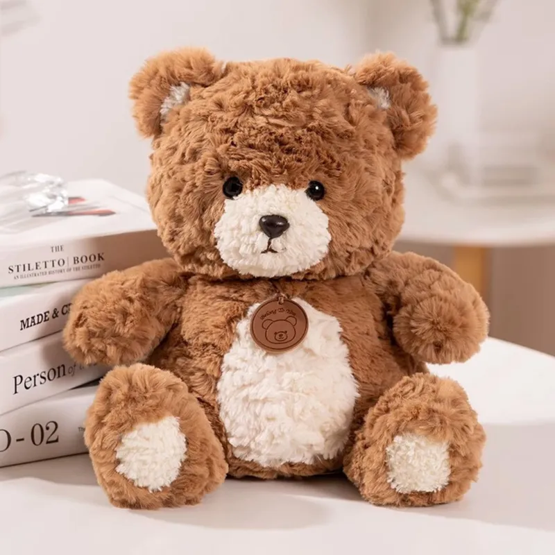 Pluszowa Maskotka Przytulanka Miś Z Medalionem 25cm - Brązowy
