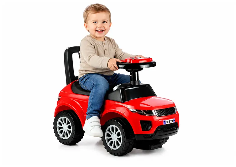 Jeździk Dla Malucha 613W Gra + Świeci - Czerwony