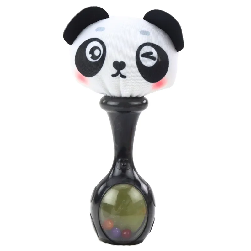 Zestaw Grzechotki Sensoryczne Z Miękką Piłeczką Małpka Panda 2szt