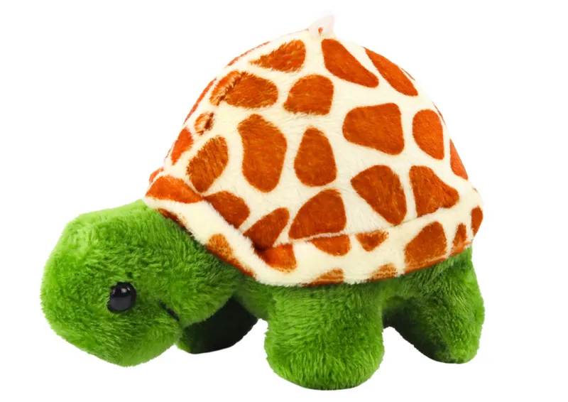 Pluszowy Żółw 10 cm Maskotka Breloczek - Brązowy