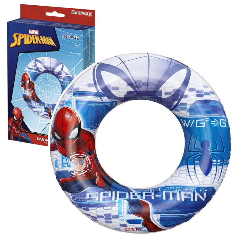 Pompowane Koło Do Pływania Spider-Man 56 cm BESTWAY 98003