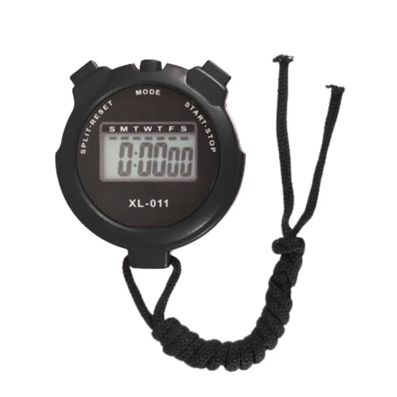 Stoper Cyfrowy LCD Elektroniczny Sportowy XL-011 - Czarny