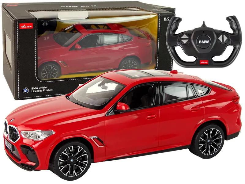 Auto Samochód Zdalnie Sterowany RC BMW X6 Rastar Pilot 1:14 - Czerwone