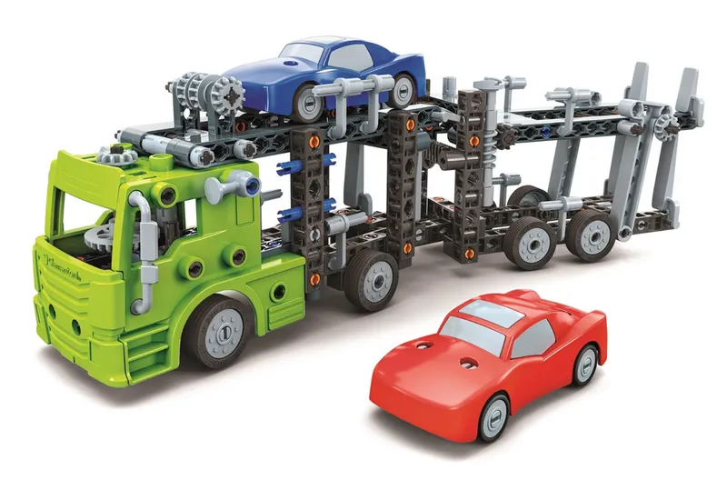 Naukowa Zabawa Klocki Laboratorium Mechaniki Transporter Język Polski CLEMENTONI 50249