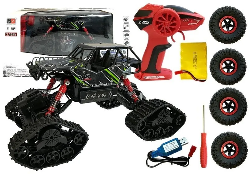 Auto Zdalnie Sterowane Terenowe R/C 4X4 - Zielony