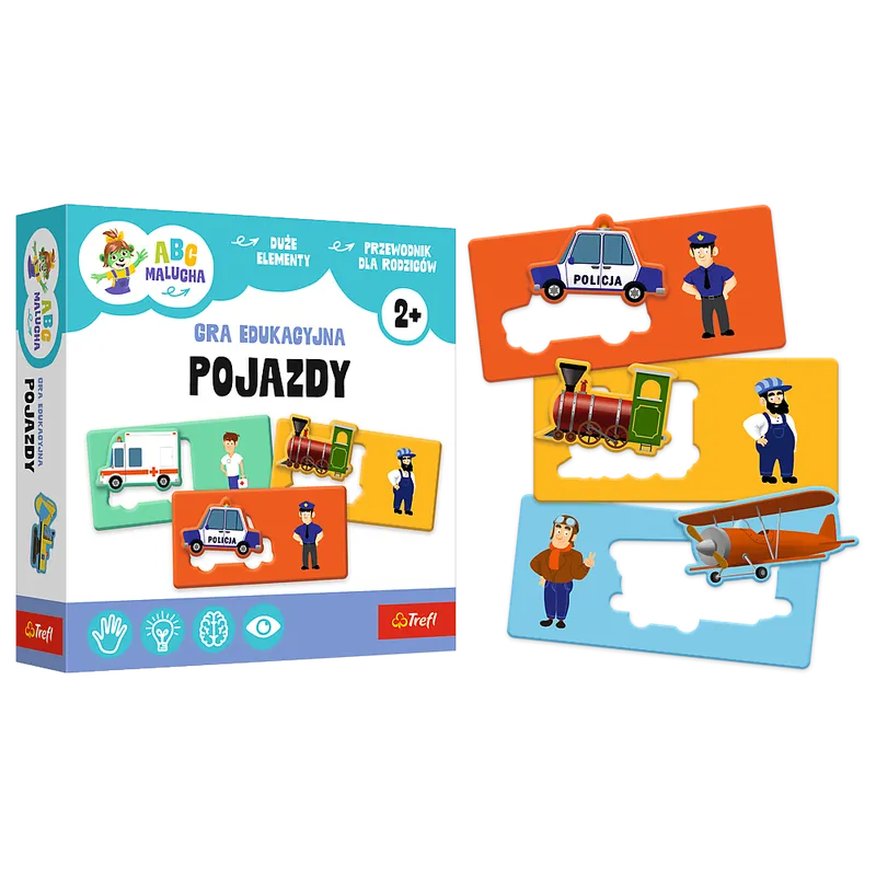 Gra Dla Dzieci ABC Malucha Pojazdy TREFL 02907