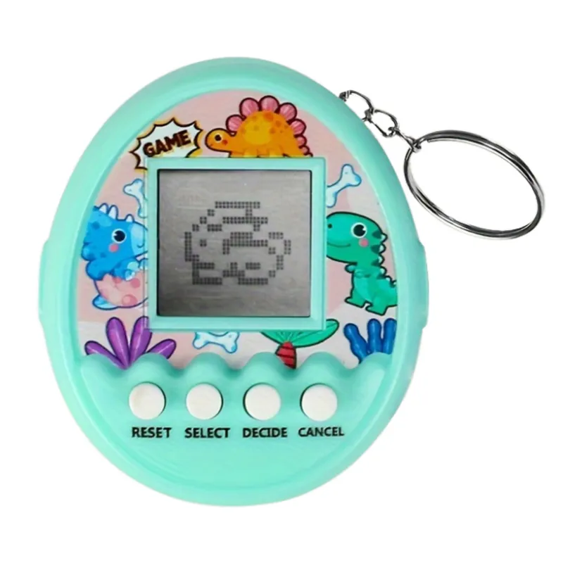 TAMAGOTCHI Pet Egg Gra Elektroniczna 168w1 Brelok Z Dzwoneczkiem - Turkusowa