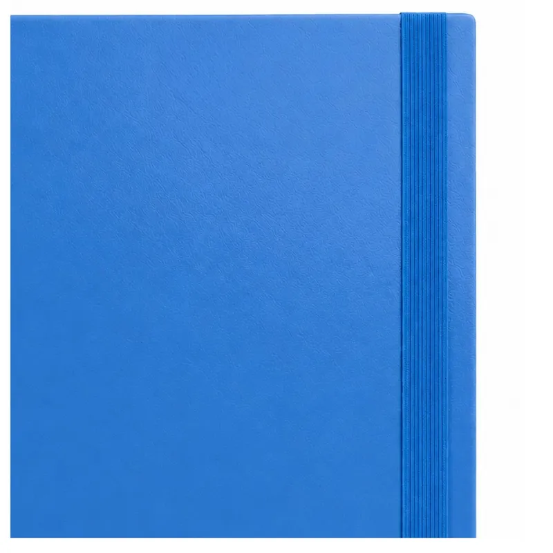 Teczka Skrzydłowa Na Dokumenty Z Gumką Twarda Biurowa A4/4,5 cm - Niebieska