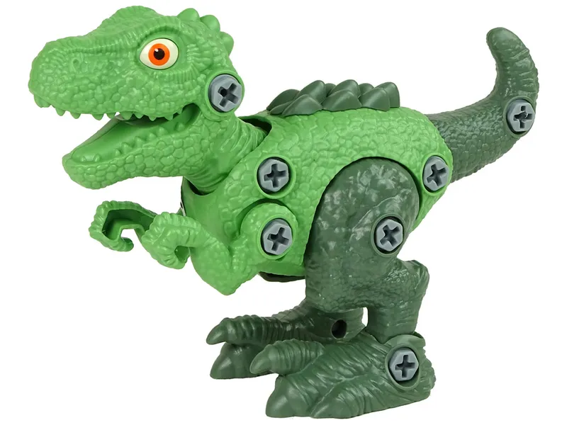 Zestaw Dinozaur Tyranozaur Rex Z Jajkiem DIY Śrubokręt - Zielony