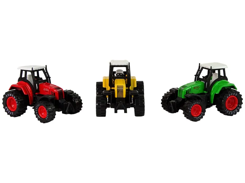 Traktor Ciągnik Resorak Metalowy Z Napędem