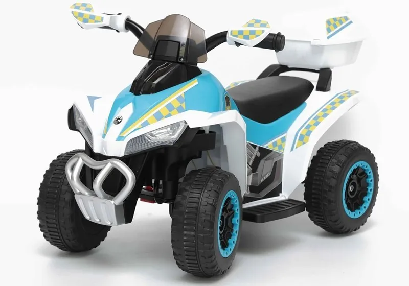 Quad Na Akumulator GTS1188-A Światła LED Muzyka Schowek Policyjny - Biały