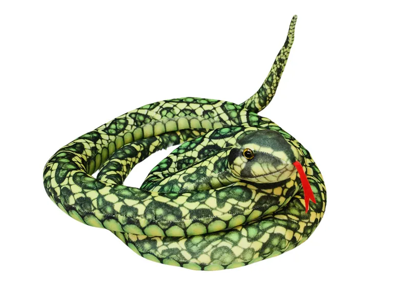 Maskotka Pluszowa Wąż 300 cm - Zielony