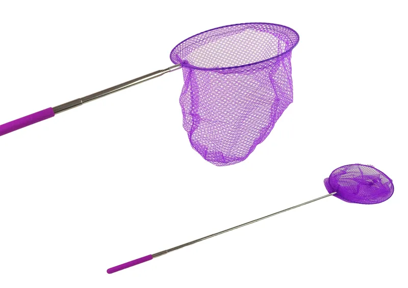 Siatka Na Motyle Owady Składana Teleskopowa 85 cm - Fioletowa