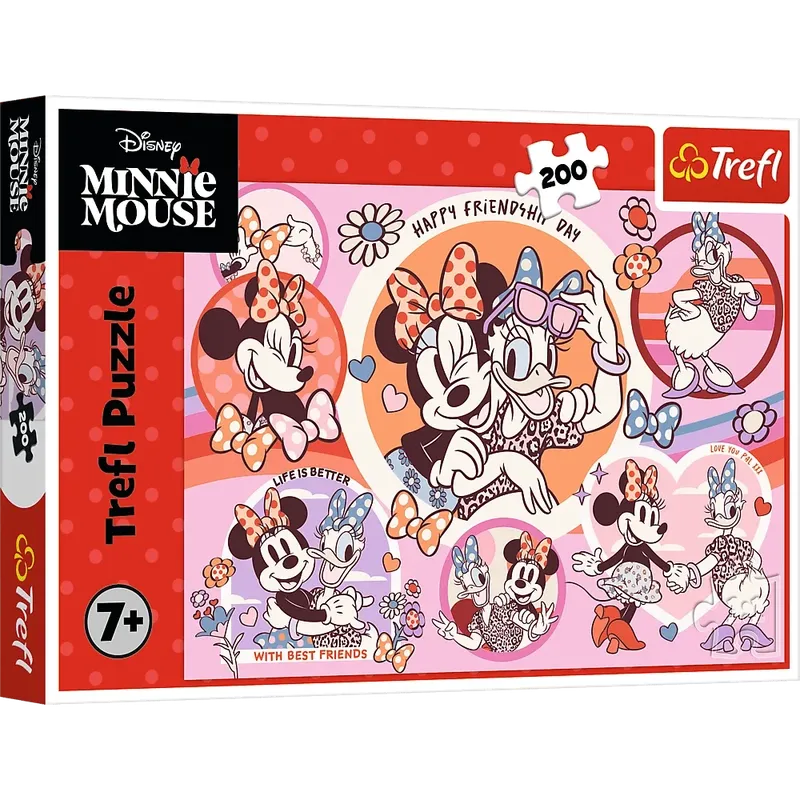 Puzzle - 200 - Zwyczaje Myszki Minnie - DISNEY - TREFL 13343