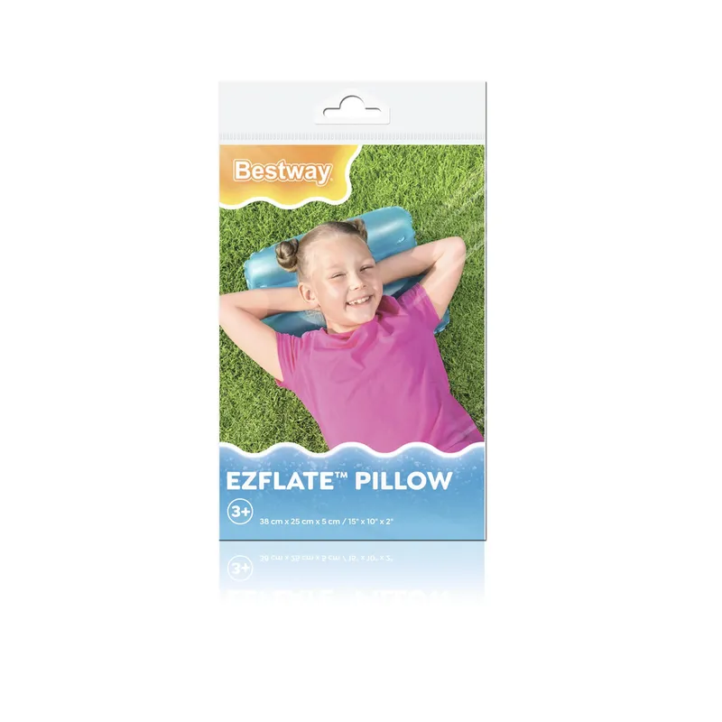 Dmuchana Poduszka 38 x 25 cm BESTWAY 52127 - Niebieska