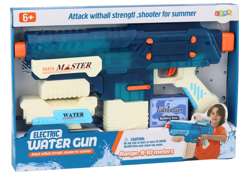 Karabin Pistolet Na Wodę Na Akumulator M416 500ml Zasięg 8-10M