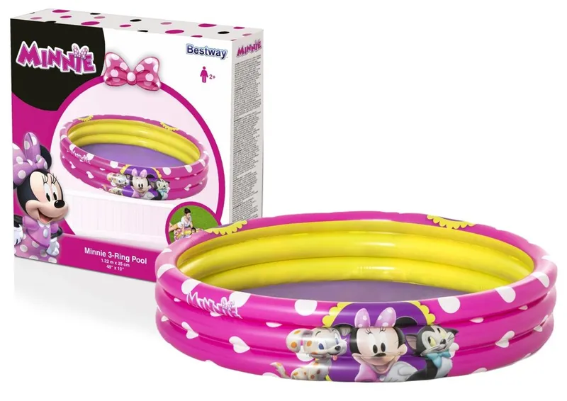 Dmuchany Basen Dla Dzieci Myszka Minnie 122 x 25 cm BESTWAY 91079