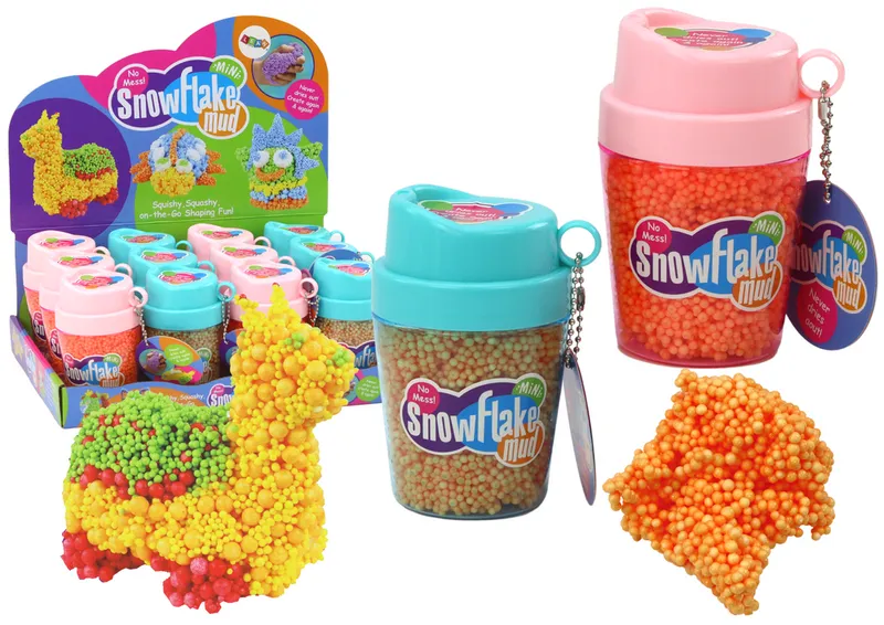 Squishy Kulki Styropianowe Masa W Kubeczku - Pomarańczowy