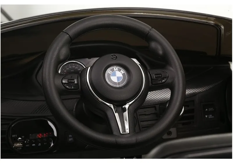 Auto Na Akumulator BMW X6 SUV Światła LED MP3 Samchód Pojazd - Czarny