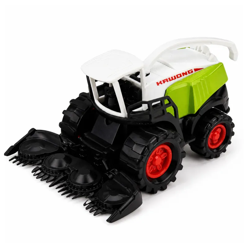Zestaw Pojazdy Rolnicze Traktor Sieczkarnia Cysterna Rozrzutnik 1:68 4 szt