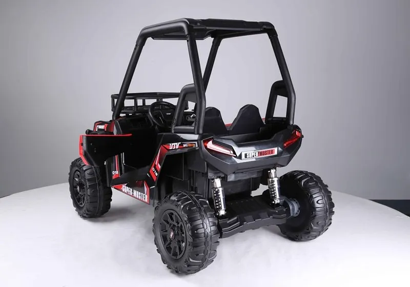 Auto Na Akumulator Terenowe JS360-1 Światła LED MP3 Pilot - Czerwony