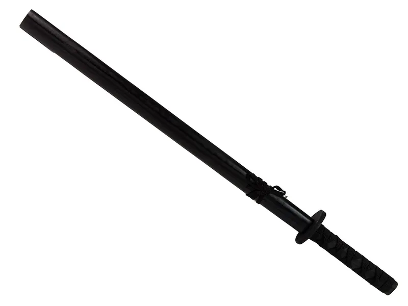 Drewniany Miecz Rekwizyt Dla Rycerza 73 cm - Czarny