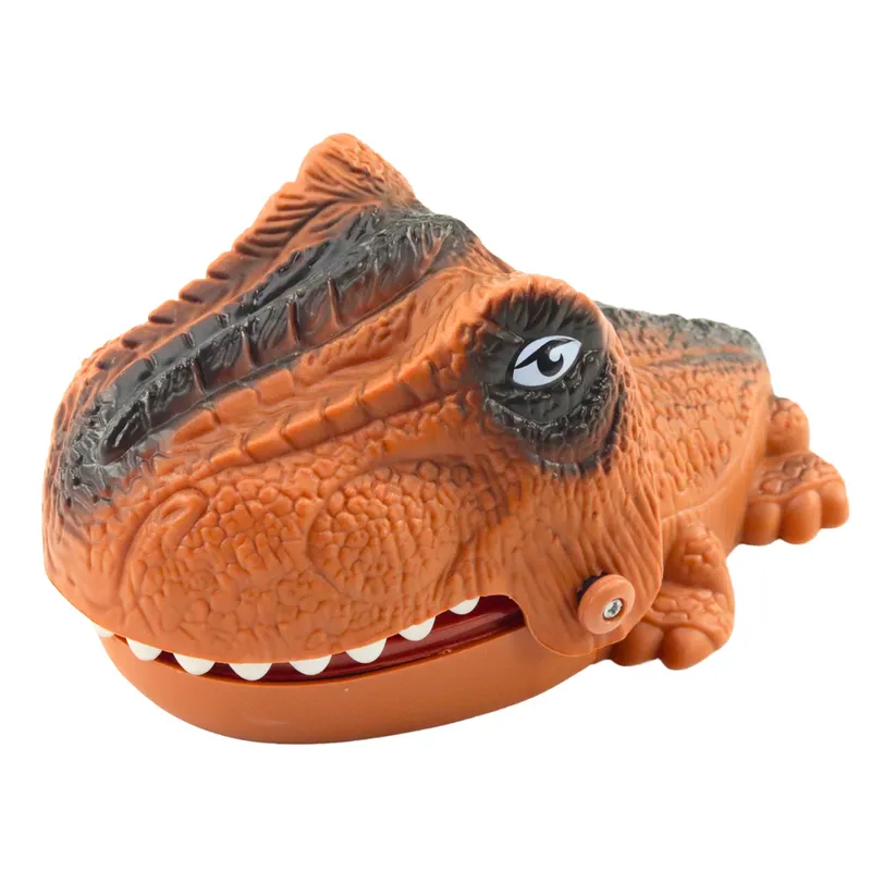 Gra Zręcznościowa Gryzący Atakujący Dinozaur - Brązowy