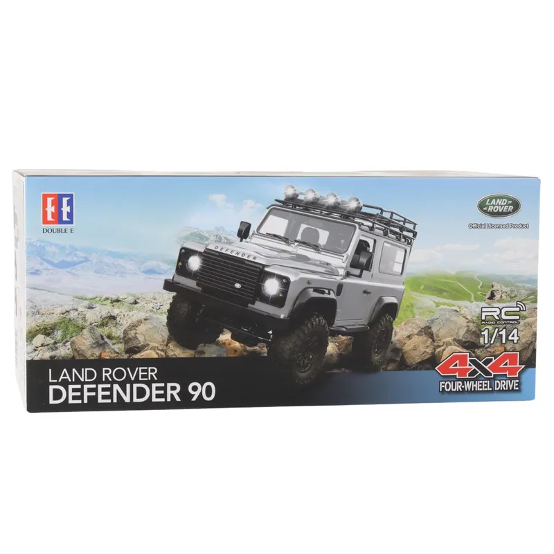 Auto Terenowe Zdalnie Sterowane RC Land Rover Defender 90 1:14 - Szary