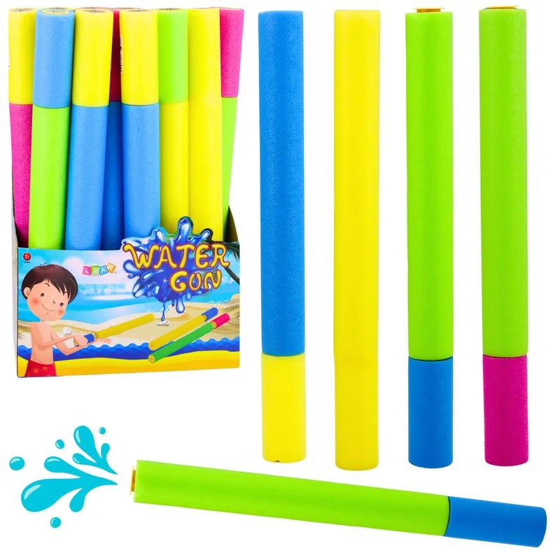 Piankowa Broń Na Wodę Pompka Strzykawka Kolorowa 50 cm