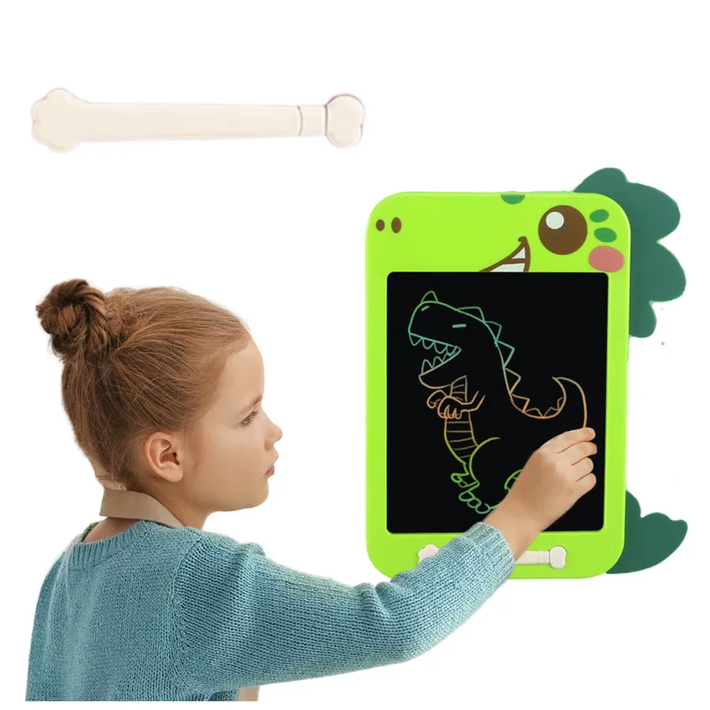 Znikopis Tablica Do Rysowania Pisania LCD Rysik Dinozaur - Zielony
