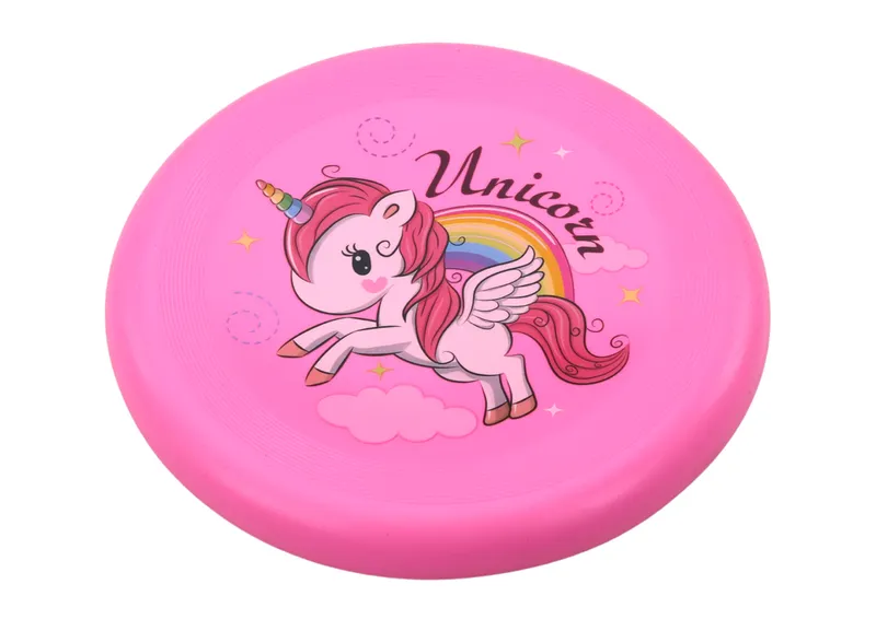 Latający Dysk Frisbee Jednorożec 20cm - Różowy