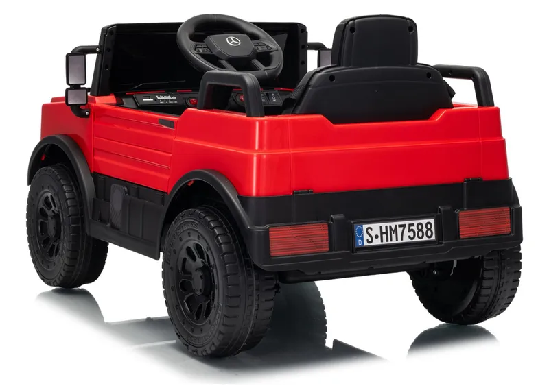 Auto Na Akumulator MERCEDES Unimog HM7588 6V4AH - Czerwony