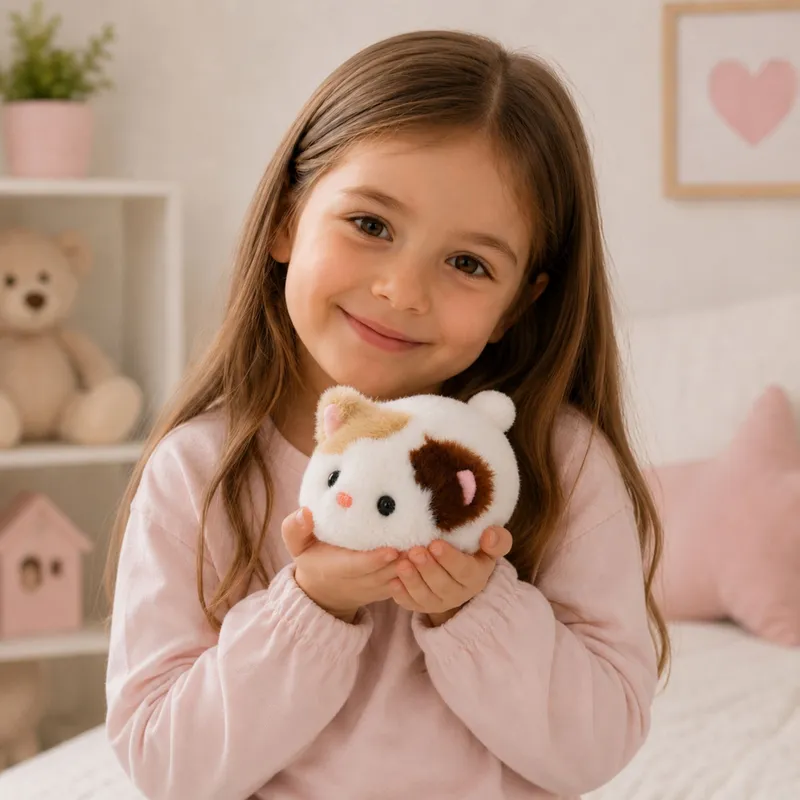 Pluszowy Kotek Maskotka Przytulanka Miękki Mały 16 cm - Biały