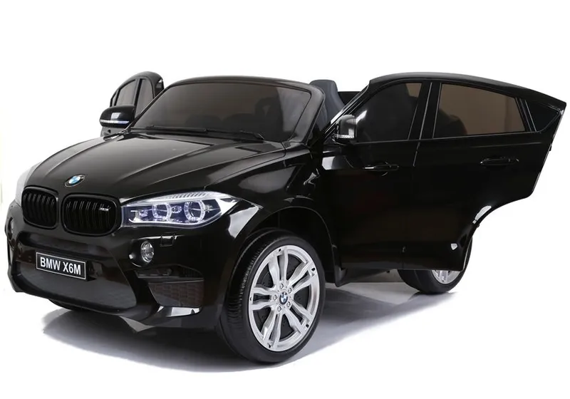 Auto Na Akumulator Nowe BMW X6M SUV Światła LED MP3 Lakierowane - Czarne