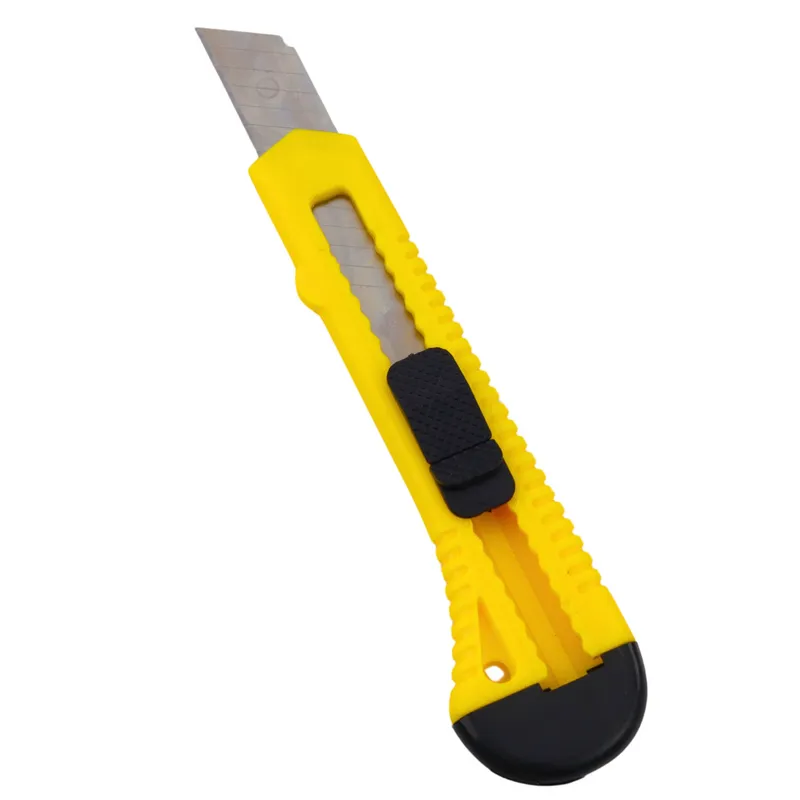 Nóż Segmentowy Do Tektury Papieru 13 Segmentów 20mm - Żółty