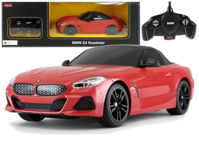 Auto Zdalnie Sterowane R/C BMW Z4 Roadster Rastar 1:18 - Czerwone