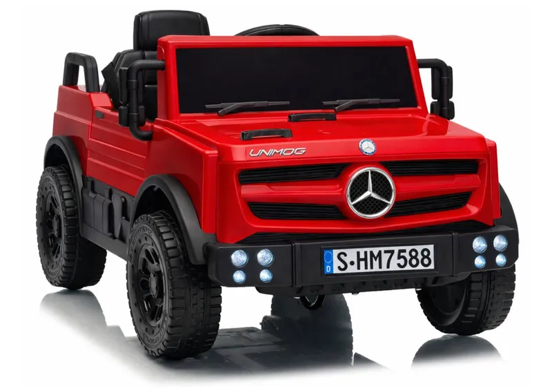 Auto Na Akumulator MERCEDES Unimog HM7588 6V4AH - Czerwony