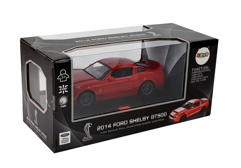 Auto Zdalnie Sterowane FORD Shelby GT500 7.5 km/h 2.4 g - Czerwony