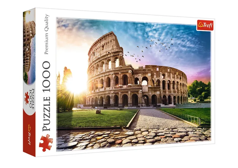 Puzzle - 1000 - Koloseum W Promieniach Słońca - TREFL 10468