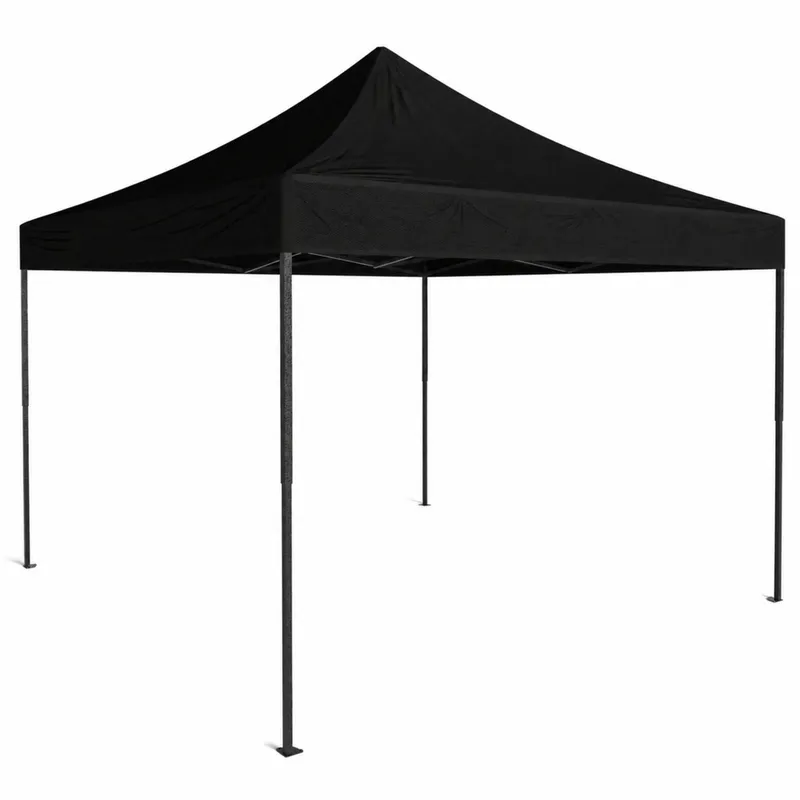 Namiot Ogrodowy Ekspresowy Pawilon Handlowy Cateringowy 3x3m - Czarny