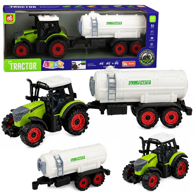 Traktor Farmerski Z Cysterną Napęd Frykcyjny Maszyna Rolnicza 34 cm