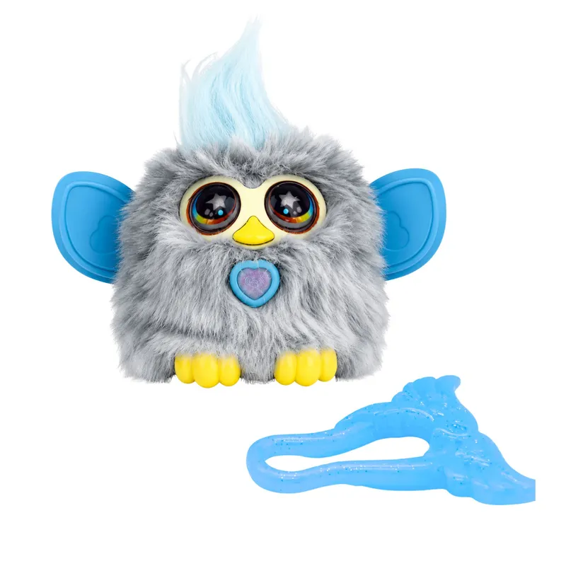 Zwierzak Interaktywny Stworek Genie Pets Światła Dźwięki Zawieszka - Szary