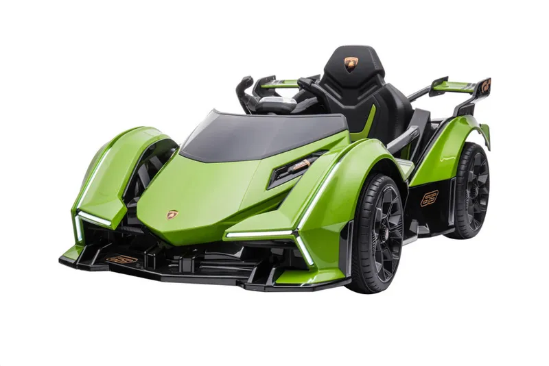 Samochód Na Akumulator LAMBORGHINI GT HL528 Światła LED MP3 Pilot - Zielony